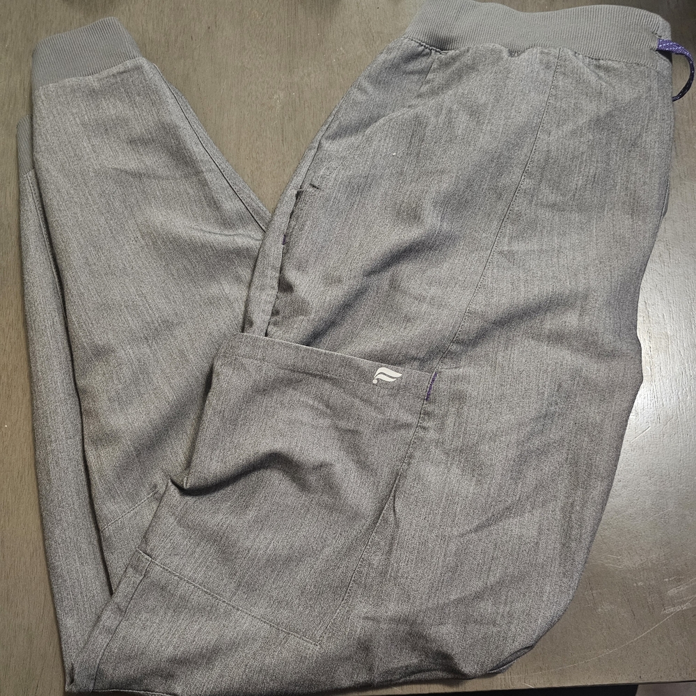 Gray Fabletics Scrub Pants
